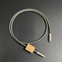 Hi-end 75Ohm HiFi Digital Audio Coaxial Cable 7N OCC Silver Shielded